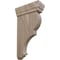 Ekena Millwork 2 1/2"W x 5 1/2"D x 10"H Medium Rojas Wood Corbel, Walnut CORW02X05X10RJWA - alternate 1